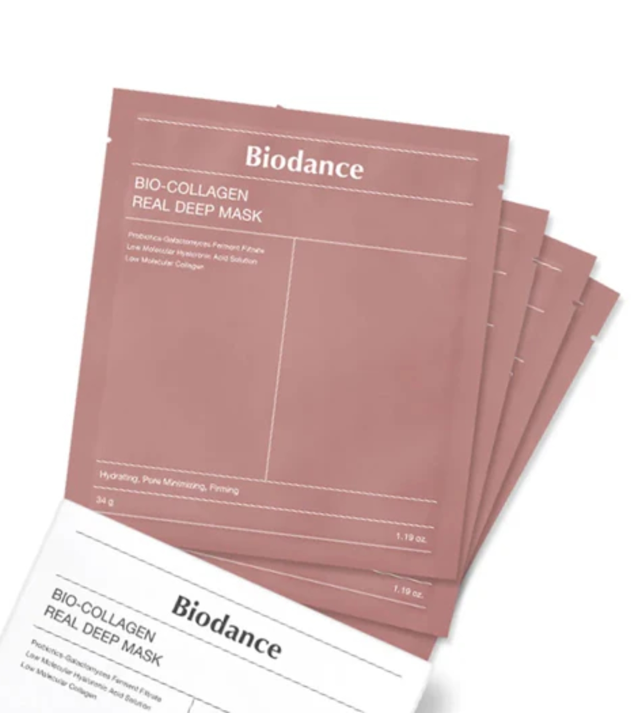 Biodance - Pacote de 4 máscaras faciais - Bio Collagen