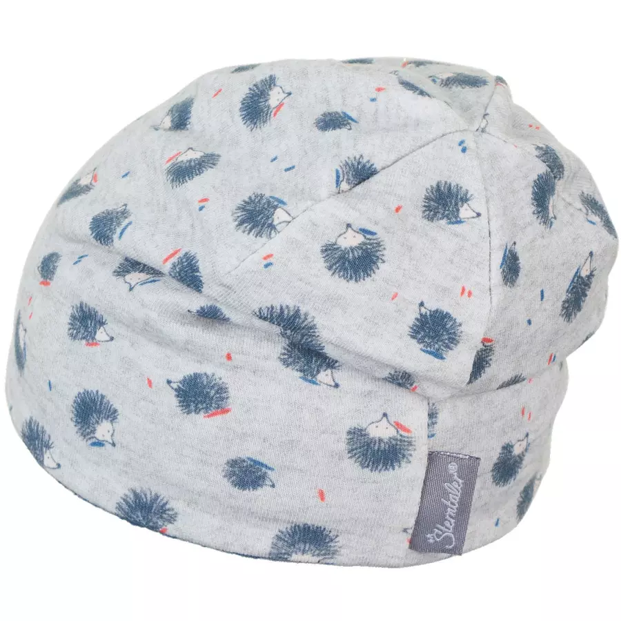 Sterntaler Slouch-Beanie Igel hellgrau