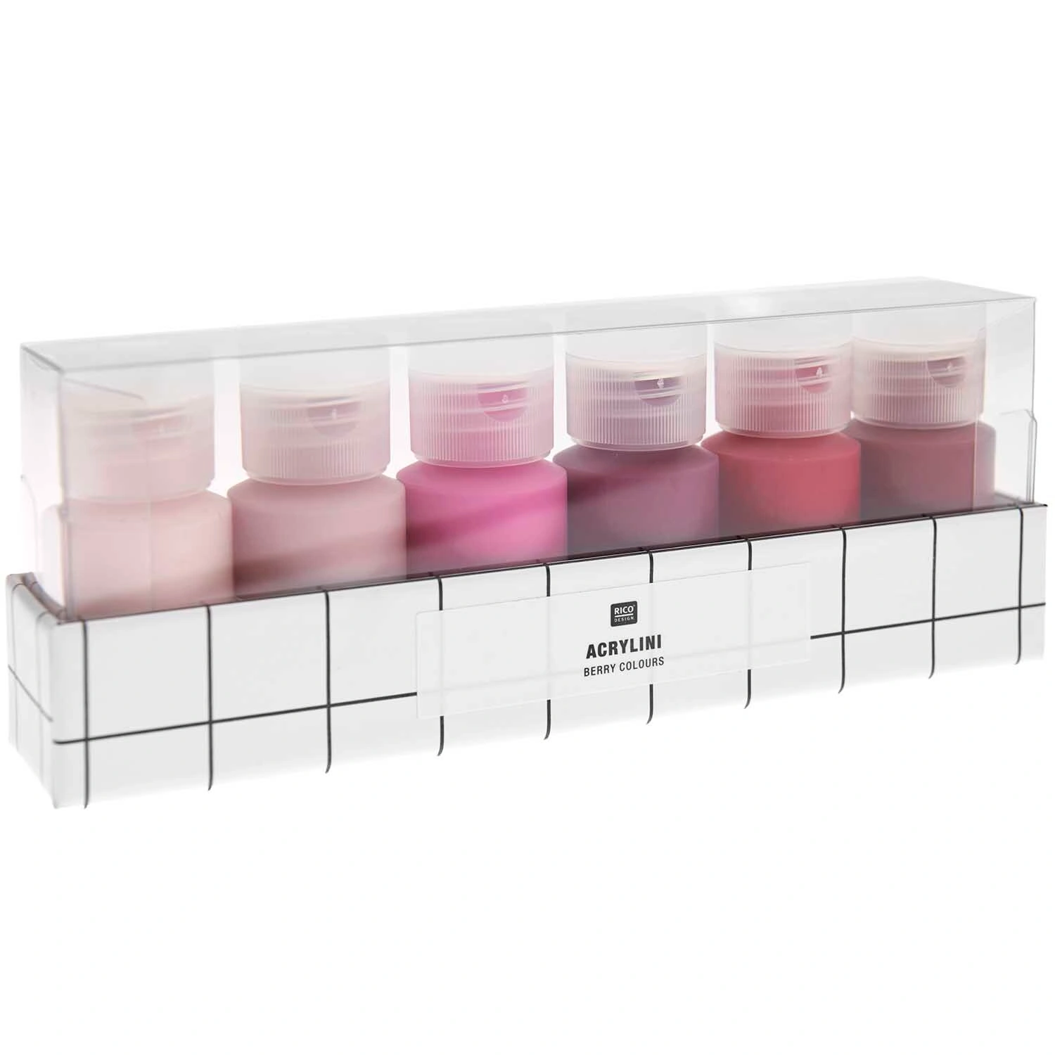 Acryl-Farben ACRYLINI (6x22ml) in berry