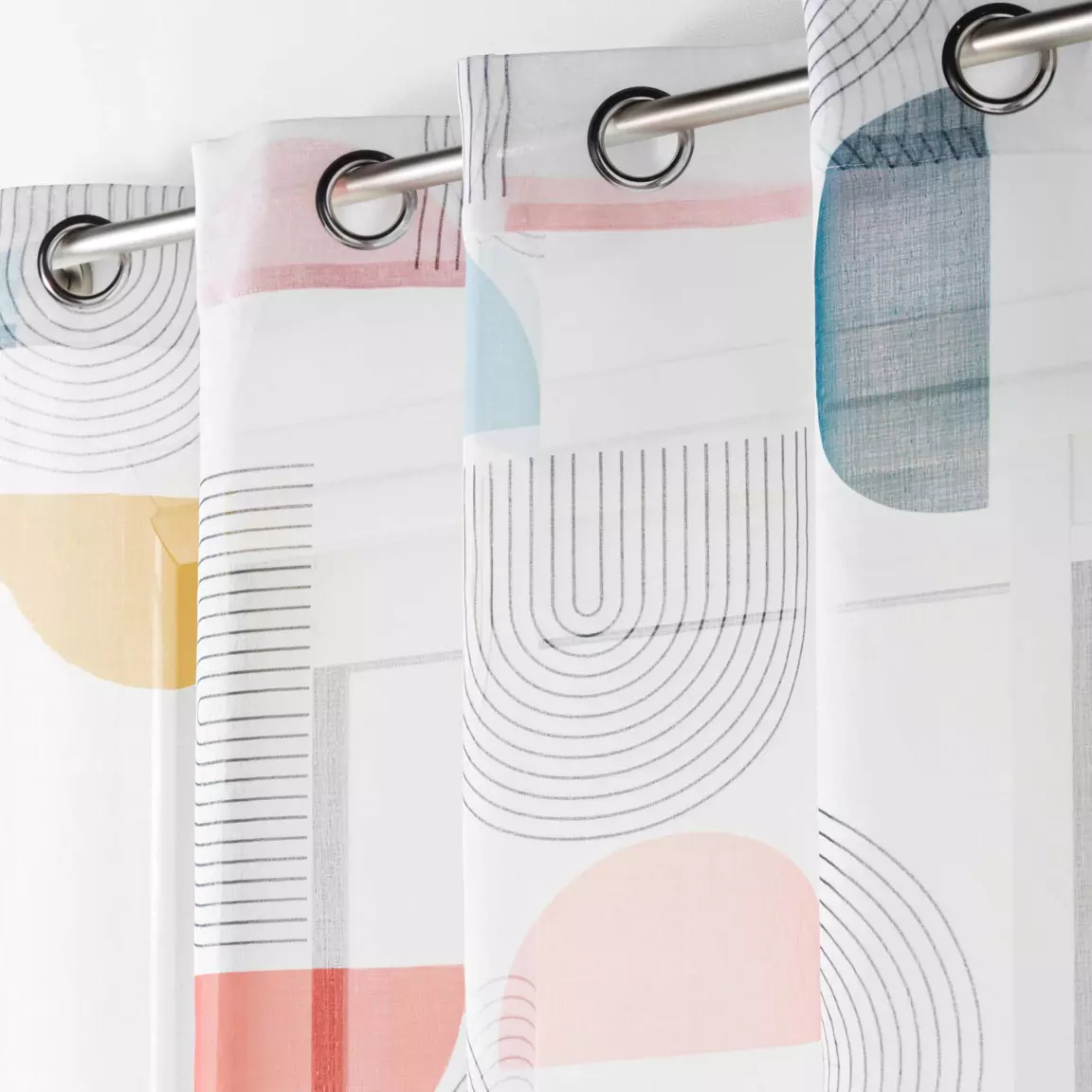 Voilage œillets (140 x 240 cm) Popart Multicolore