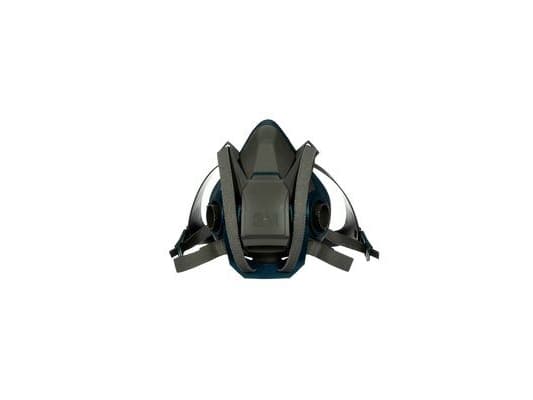 3M 70071668134, Halvdekkende, Luftrensende respirator, Konstruksjon, Industrielt vedlikehold, Svart, Grå, Silikon
