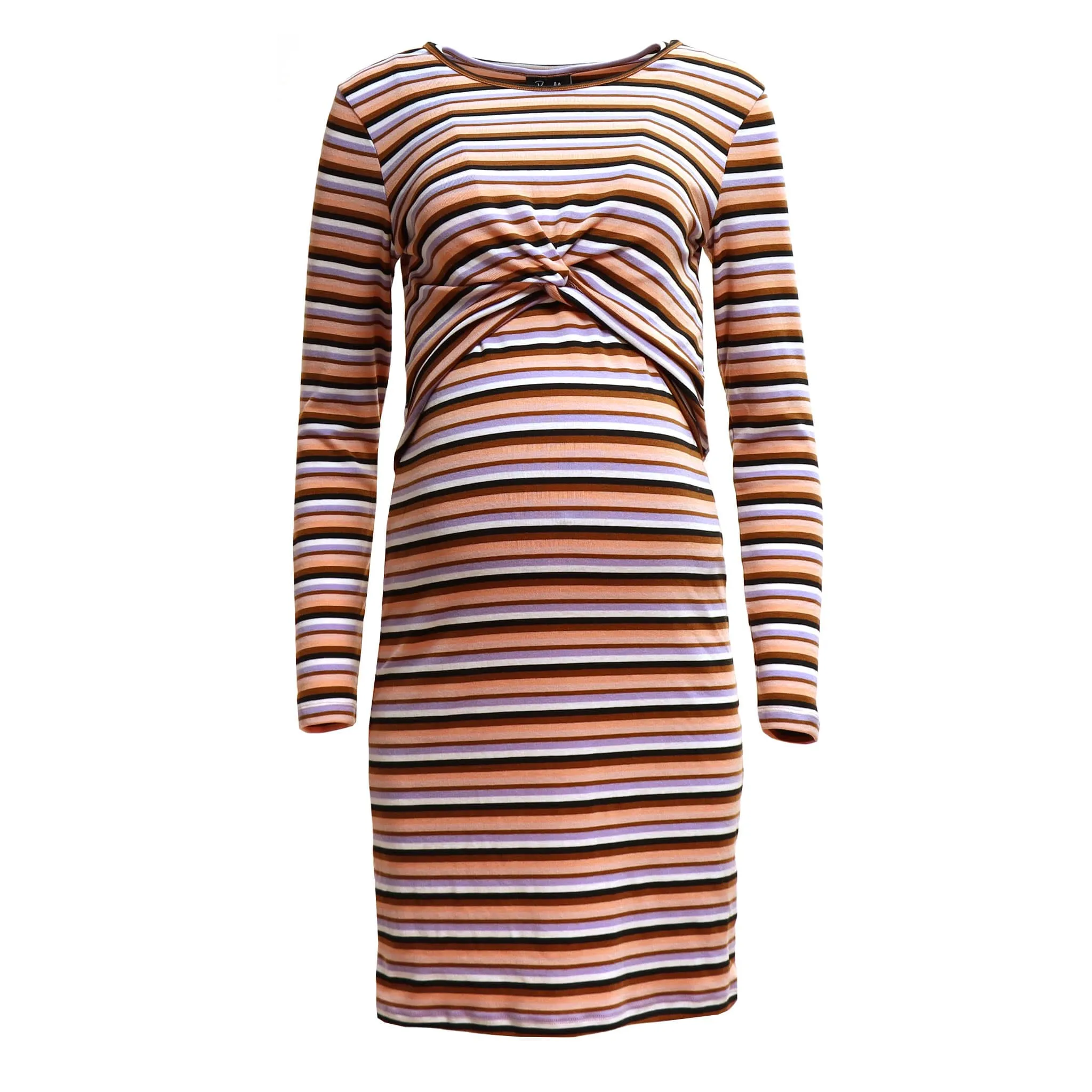 Bella Maternité Robe Rayée Maternité