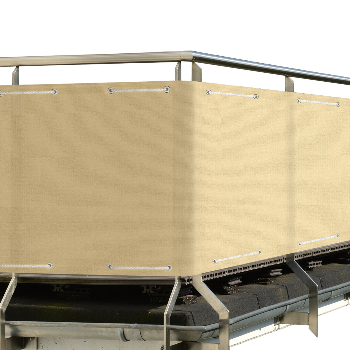Sol Royal SolVision HB2 Balkonoverkapping 90x300cm Crème Polyethyleen