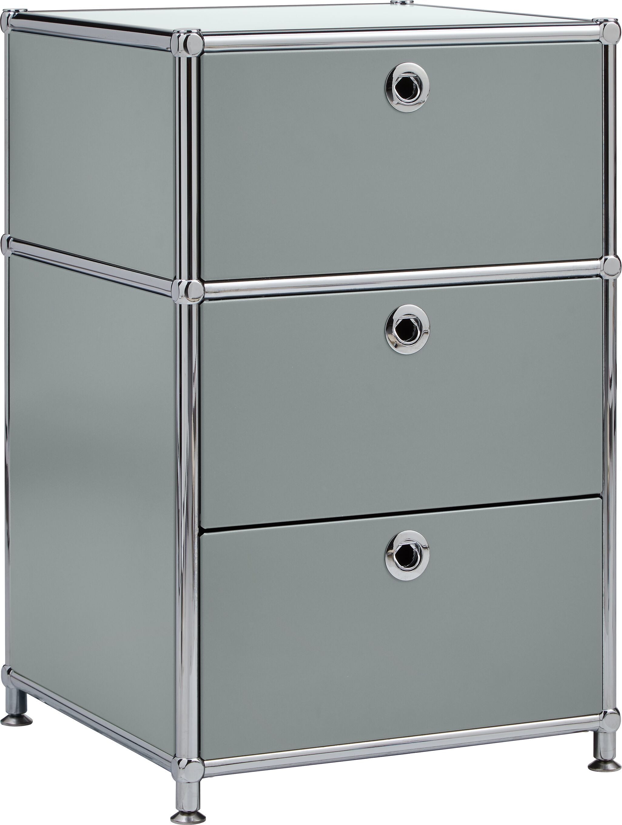 FLEXCUBE Korpus - Grau / B: 40.0 cm x T: 40.0 cm x H: 62.0 cm