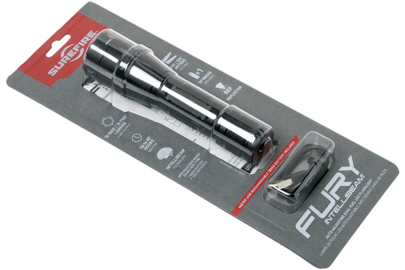 SureFire Fury Intellibeam dual fuel zaklamp