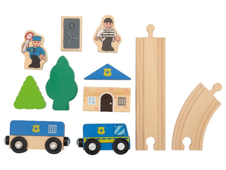 Houten treinset
