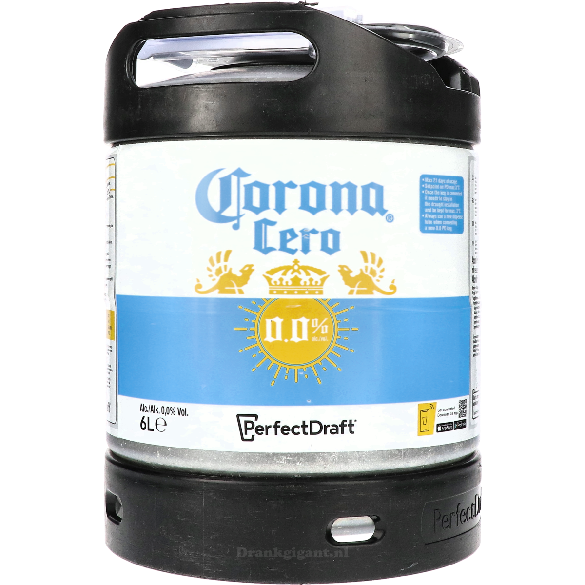 Corona Cero Alcoholvrij Perfect Draft 600 cl