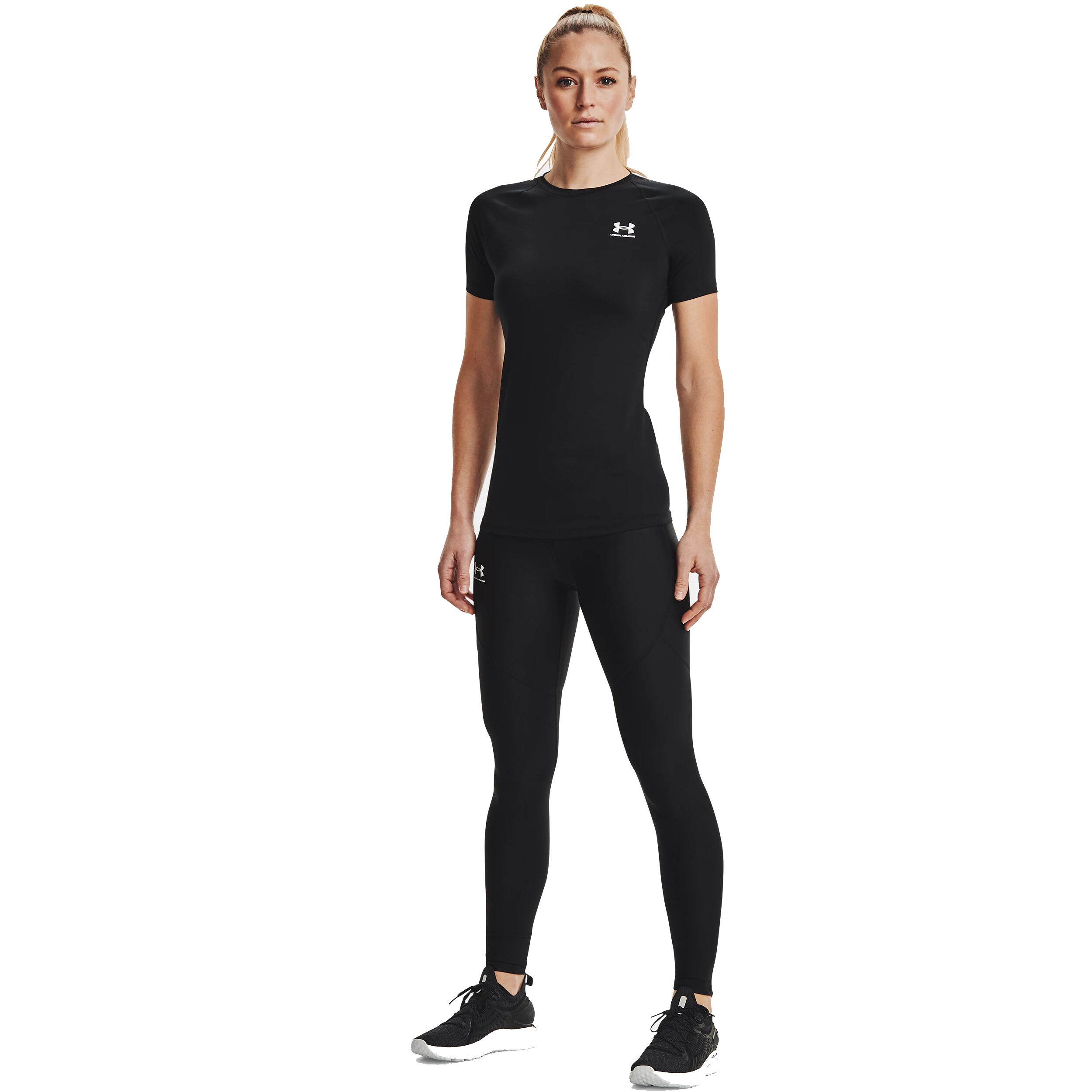 Under Armour Heatgear Authentics Comp T-shirt Femmes - Noir