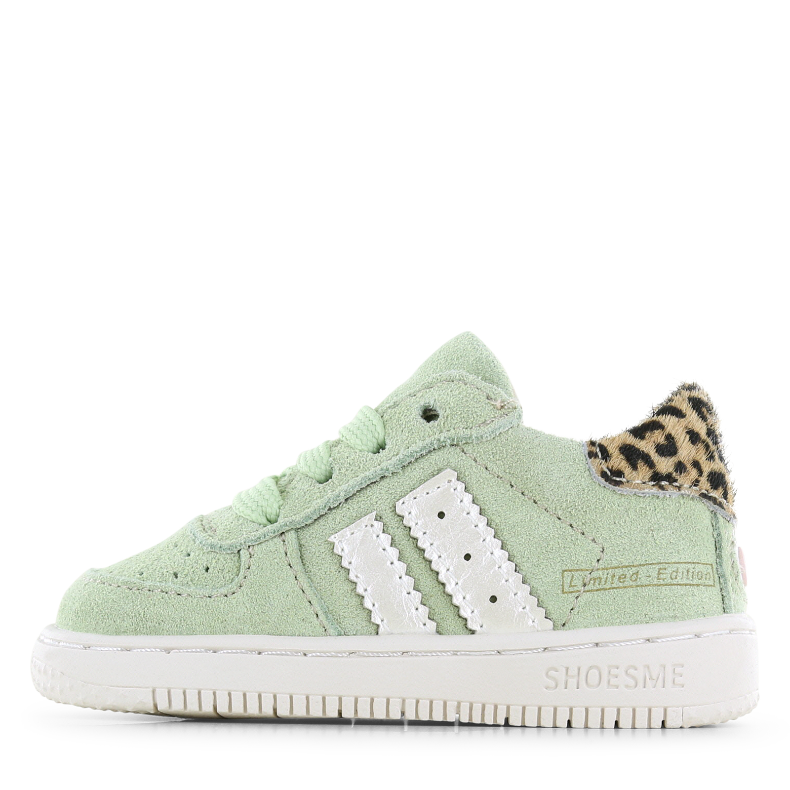 Shoesme groen sneakertje Microfiber leer, Suède | Meisjes schoenen