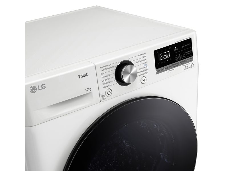 LG Wäschetrockner V9AYXT Links Trockner mit Dual Wi-Fi Funktion