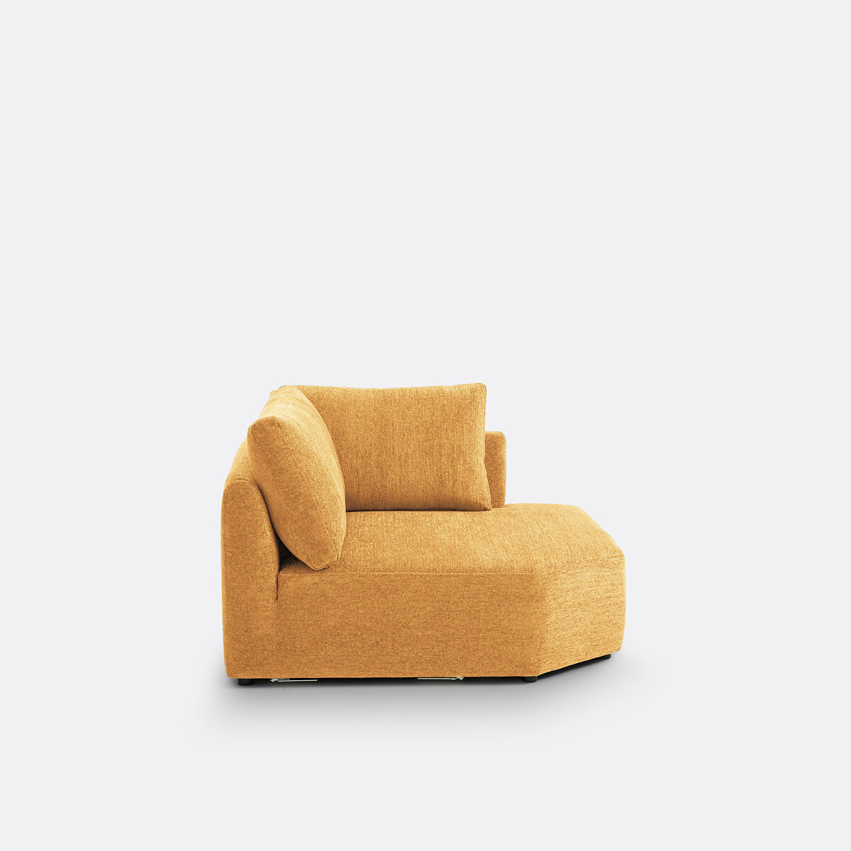 LA REDOUTE INTERIORS<br>Sofá de canto modular em tecido texturizado, Monica