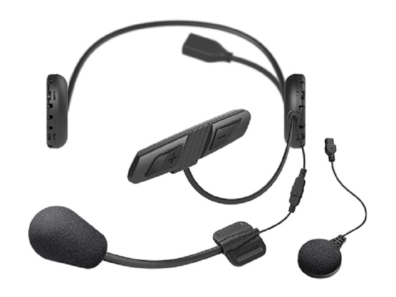 SENA Headset 3S Plus Universal Headset mit abgesetztem Schwanenhalsmikro für Jethelme