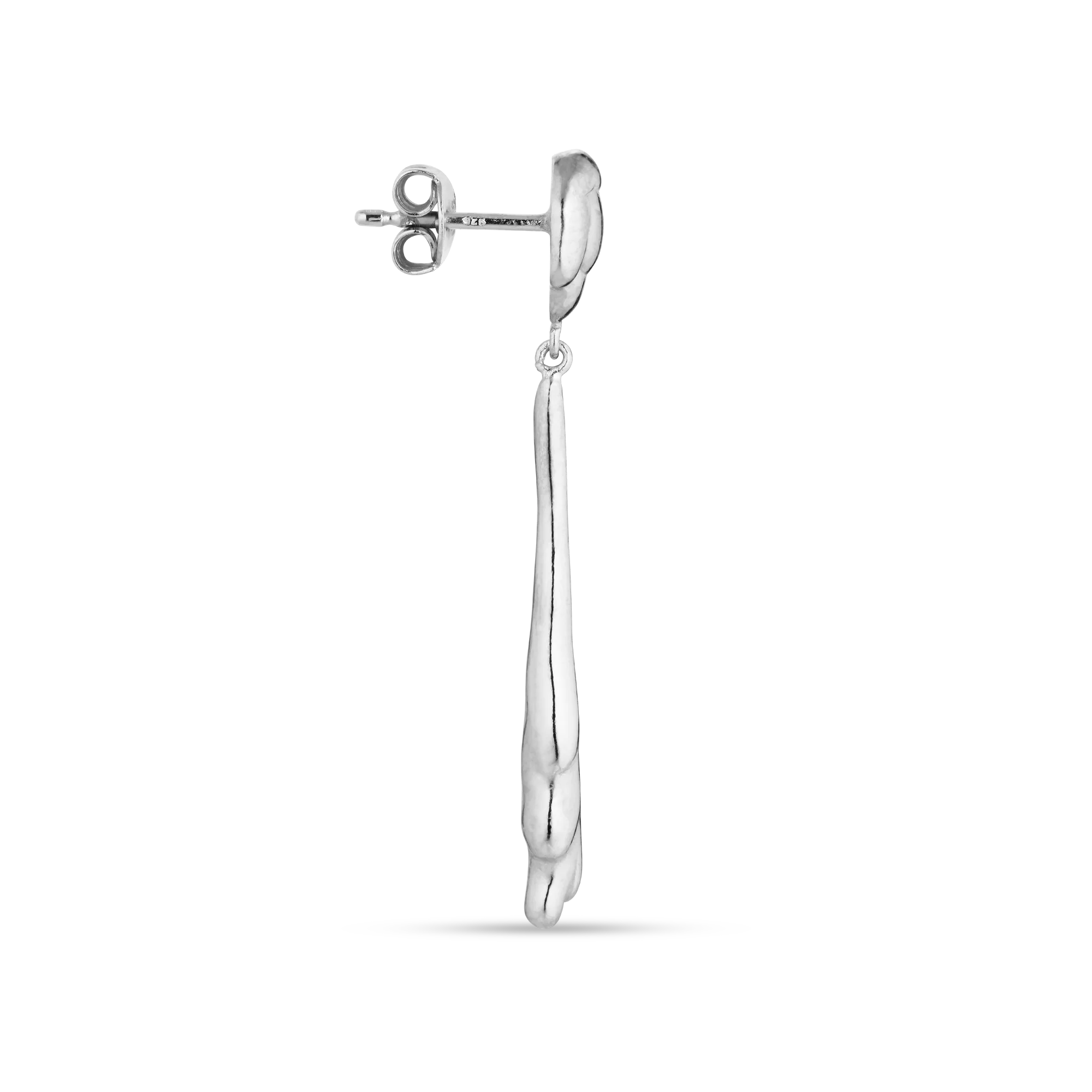 Jane Kønig  Drippy Drop Pendant ørering  - sølv