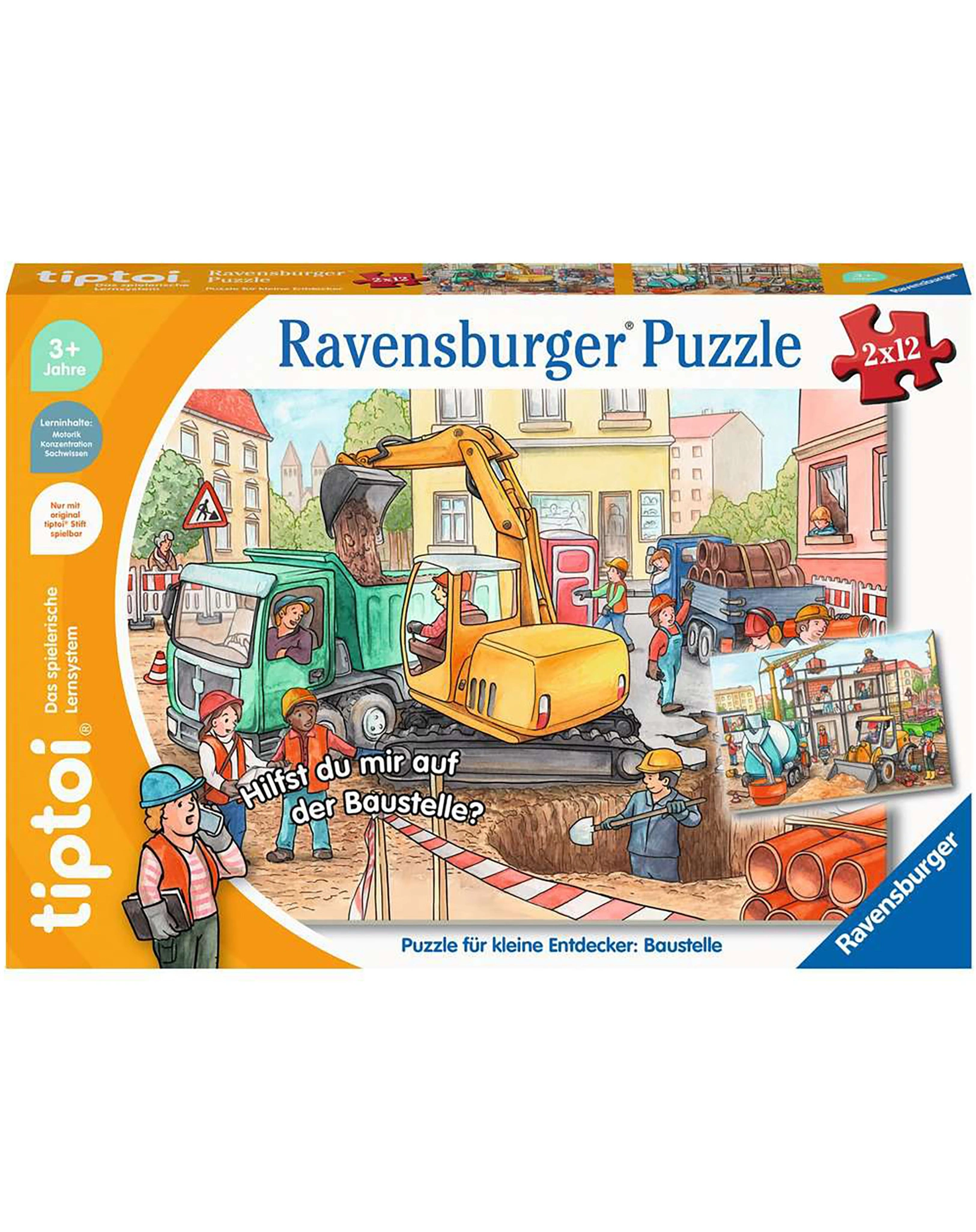tiptoi® Puzzle für kleine Entdecker: Baustelle