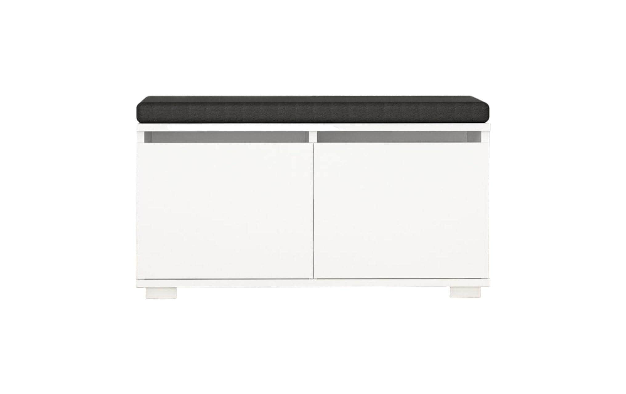 WOODY FASHION Schuhschrank »Drago 80 x 42 x 35 cm, Weiss/Schwarz«