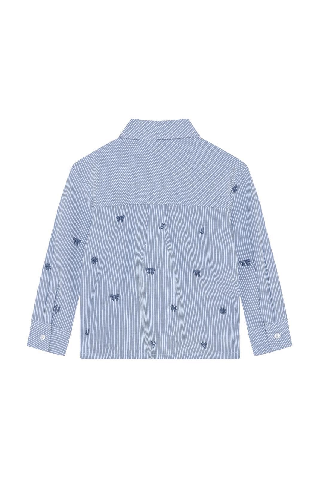 Noppies Kids Blouse stripe - Light Blue