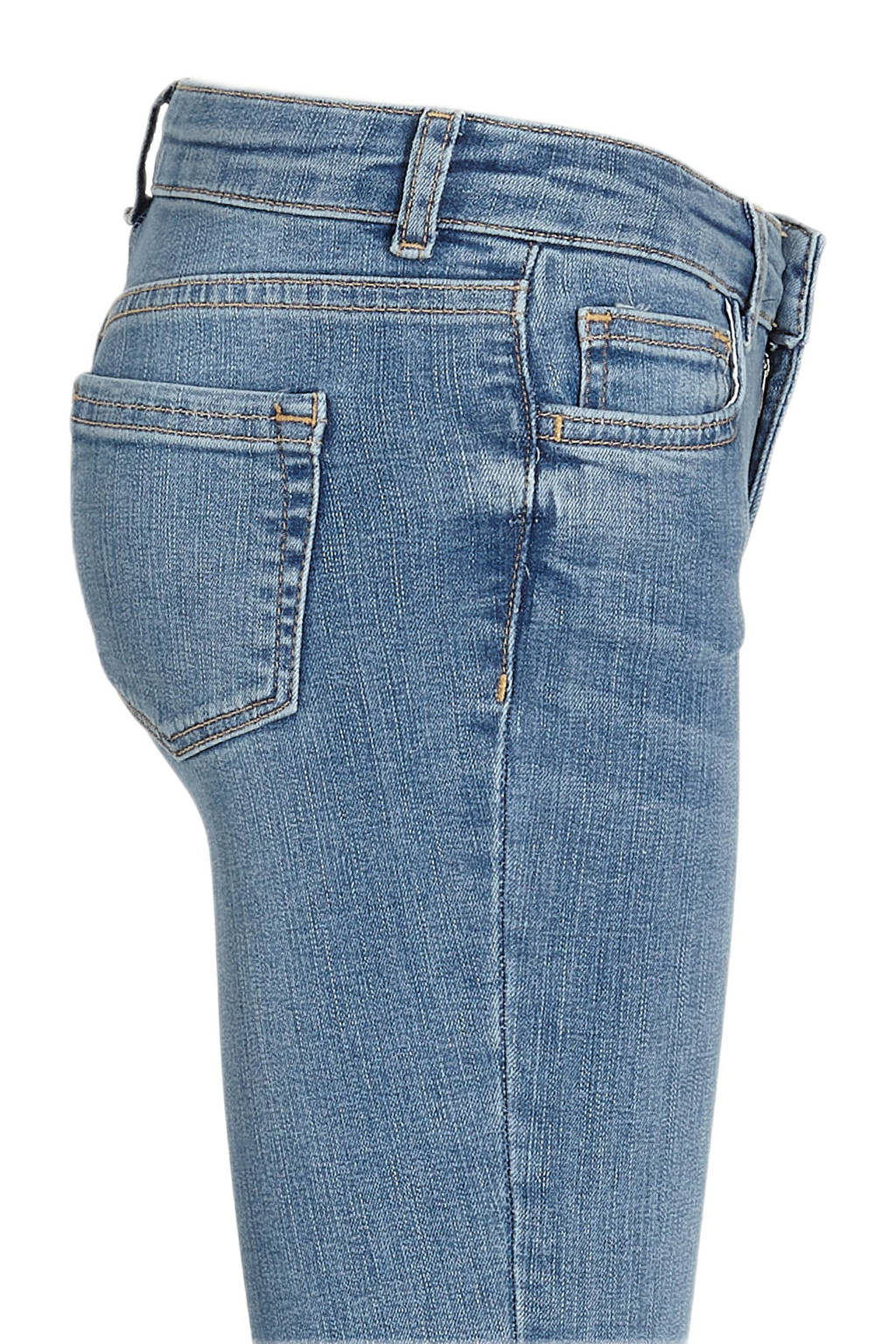 PIECES KIDS high waist slim fit jeans LPRUNA light denim