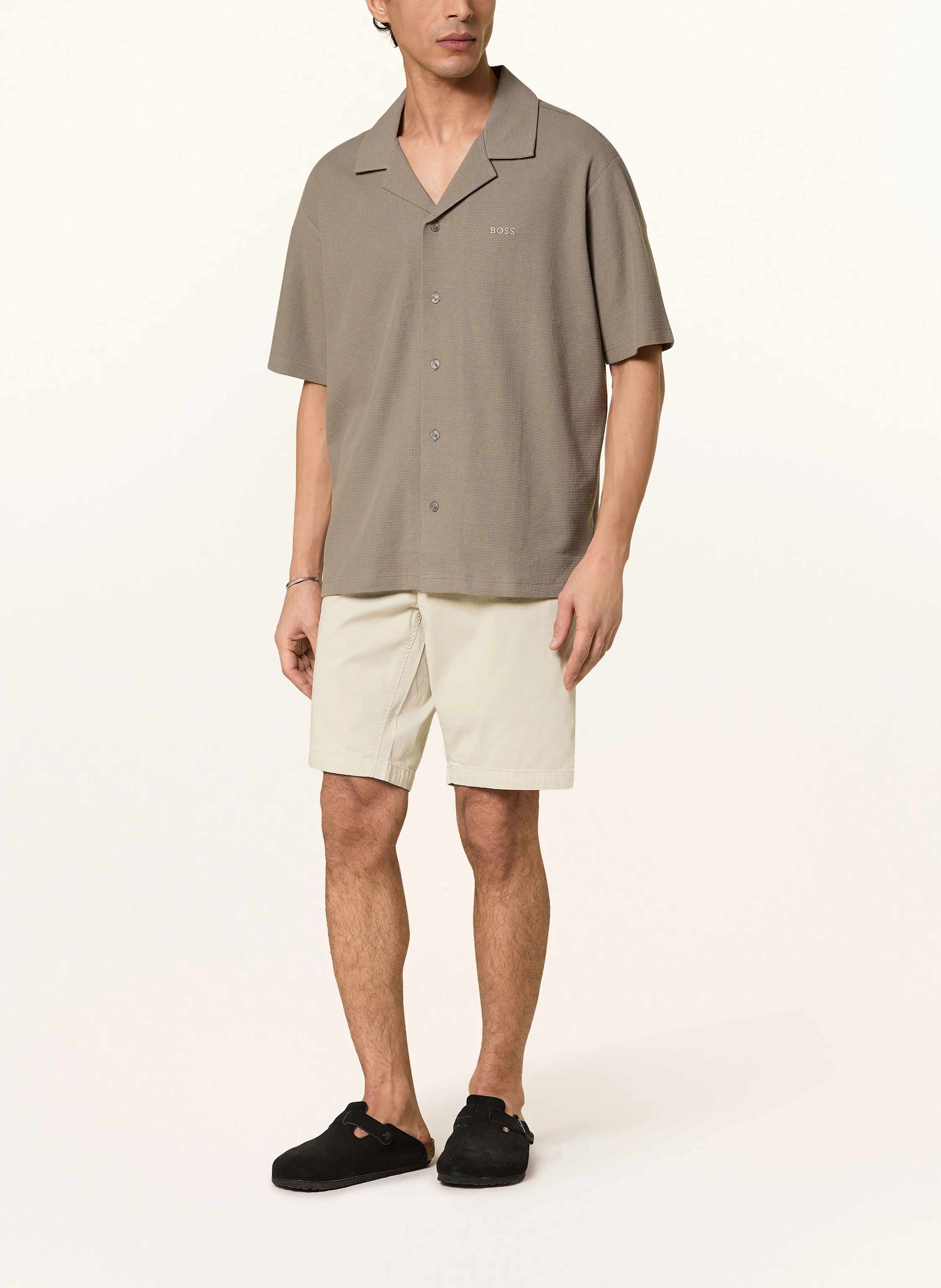 BOSS Resorthemd Extra Slim Fit aus Piqué
