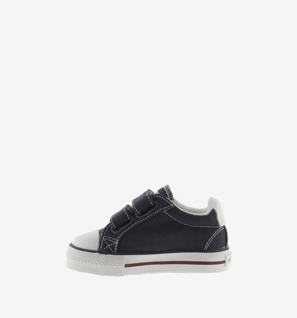 TRIBU SNEAKER TOILE Baskets sport en toile pour enfant logo MARINO