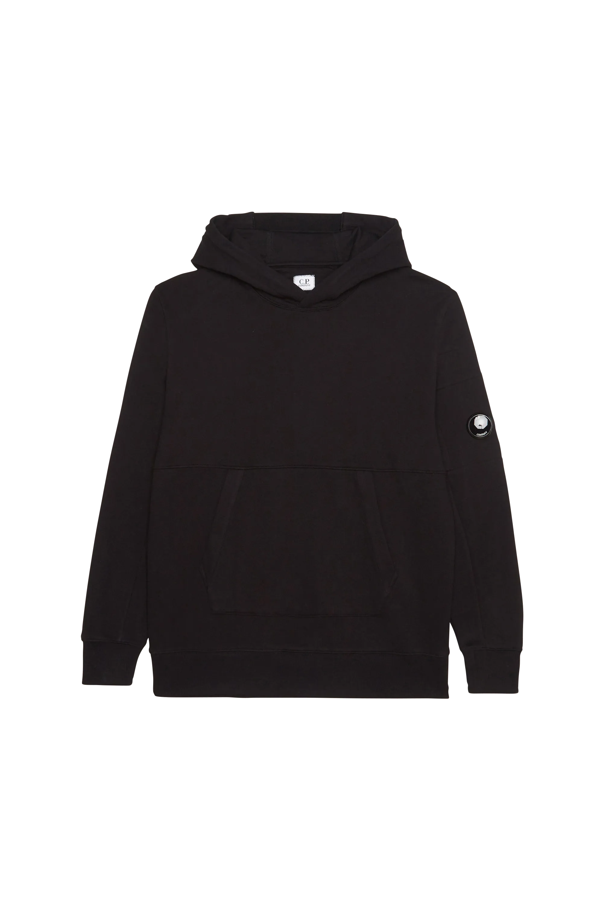 C.P. COMPANY Hoodie DIAGONAL RAISED FLEECE LENS HOODIE Noir