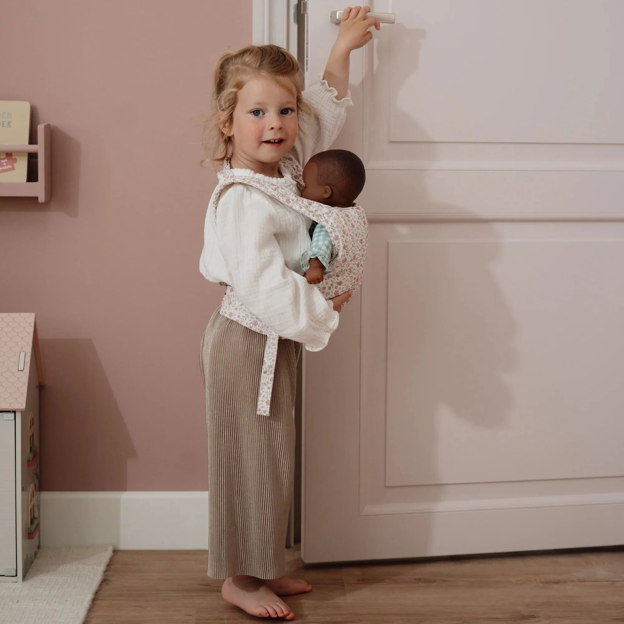 Little Dutch Poppendraagzak  Soft flowers