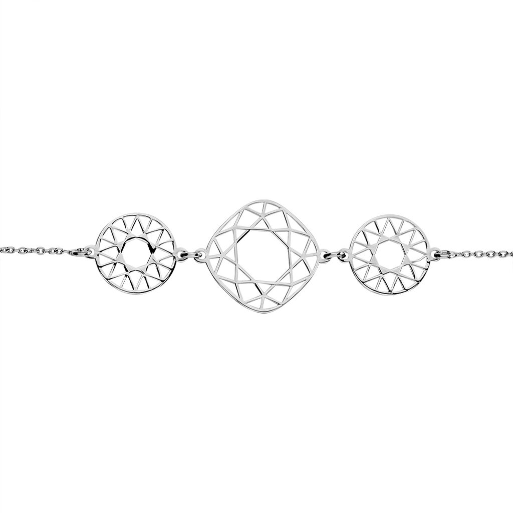 Bracelet Gardina Argent Blanc