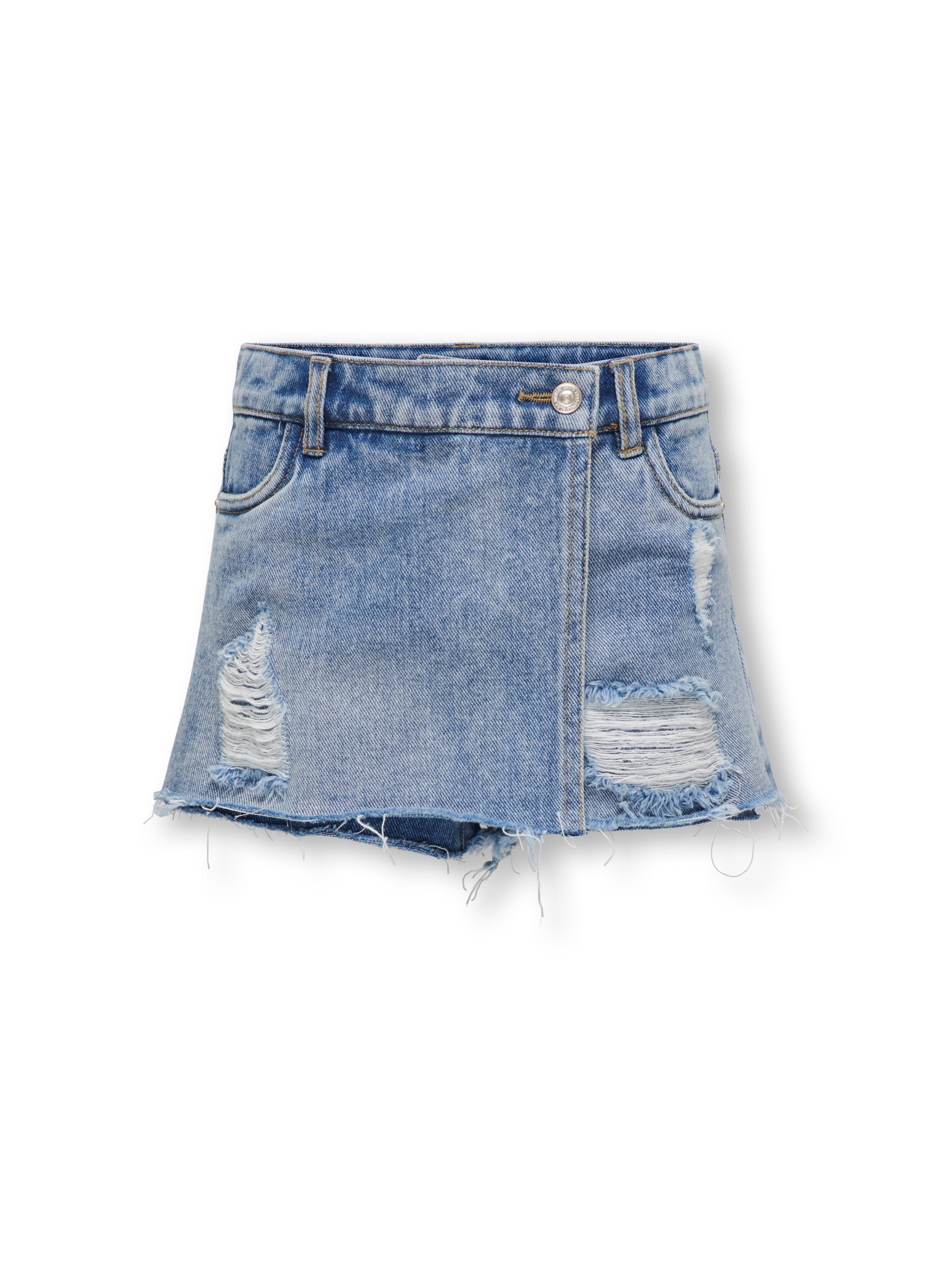 KOGTEXAS Normal geschnitten Skorts Light Blue Denim