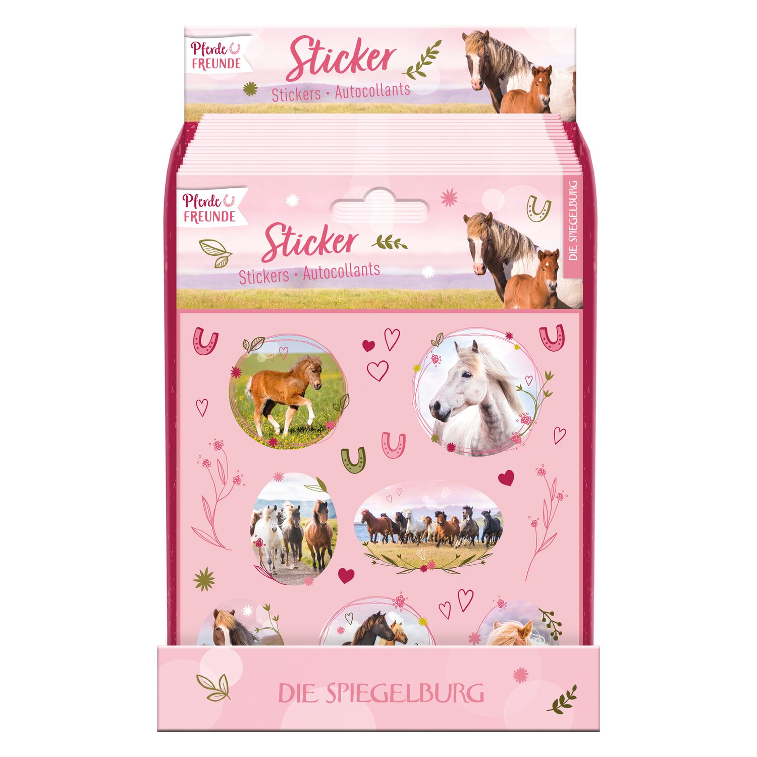 DIE SPIEGELBURG Sticker Pferdefreunde