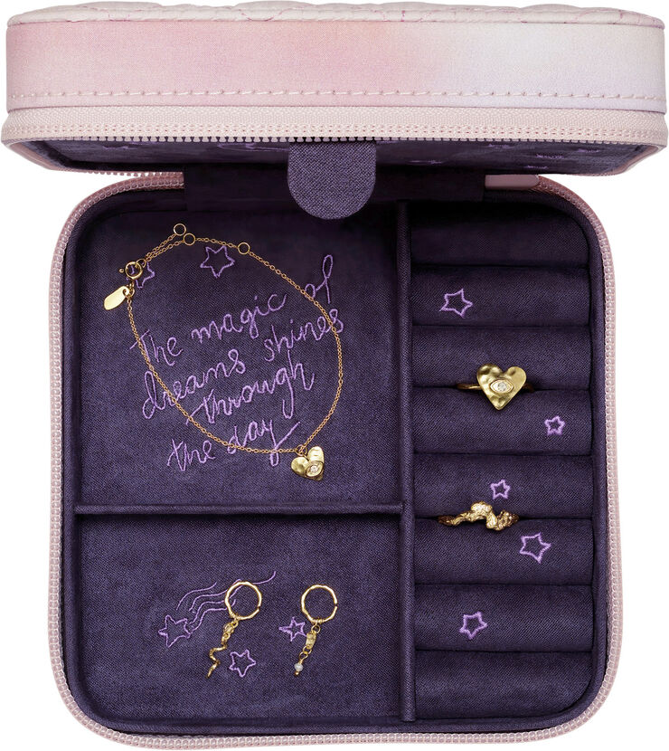 Maanesten Jewelry Box moon and stars rose Multicolor
