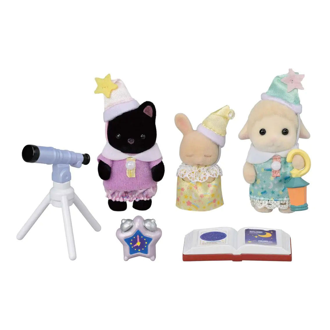 Sylvanian Families 5750 Trio Peutervriendjes - Pyjama Party