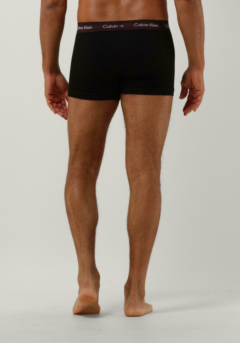 CALVIN KLEIN UNDERWEAR zwarte calvin klein underwear boxershort 3-pack low rise trunks