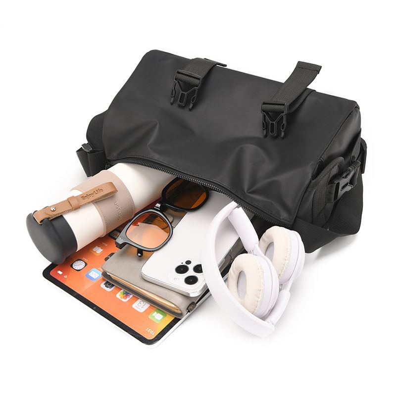 Golden Kelly - Messengerbag met gesp en klep