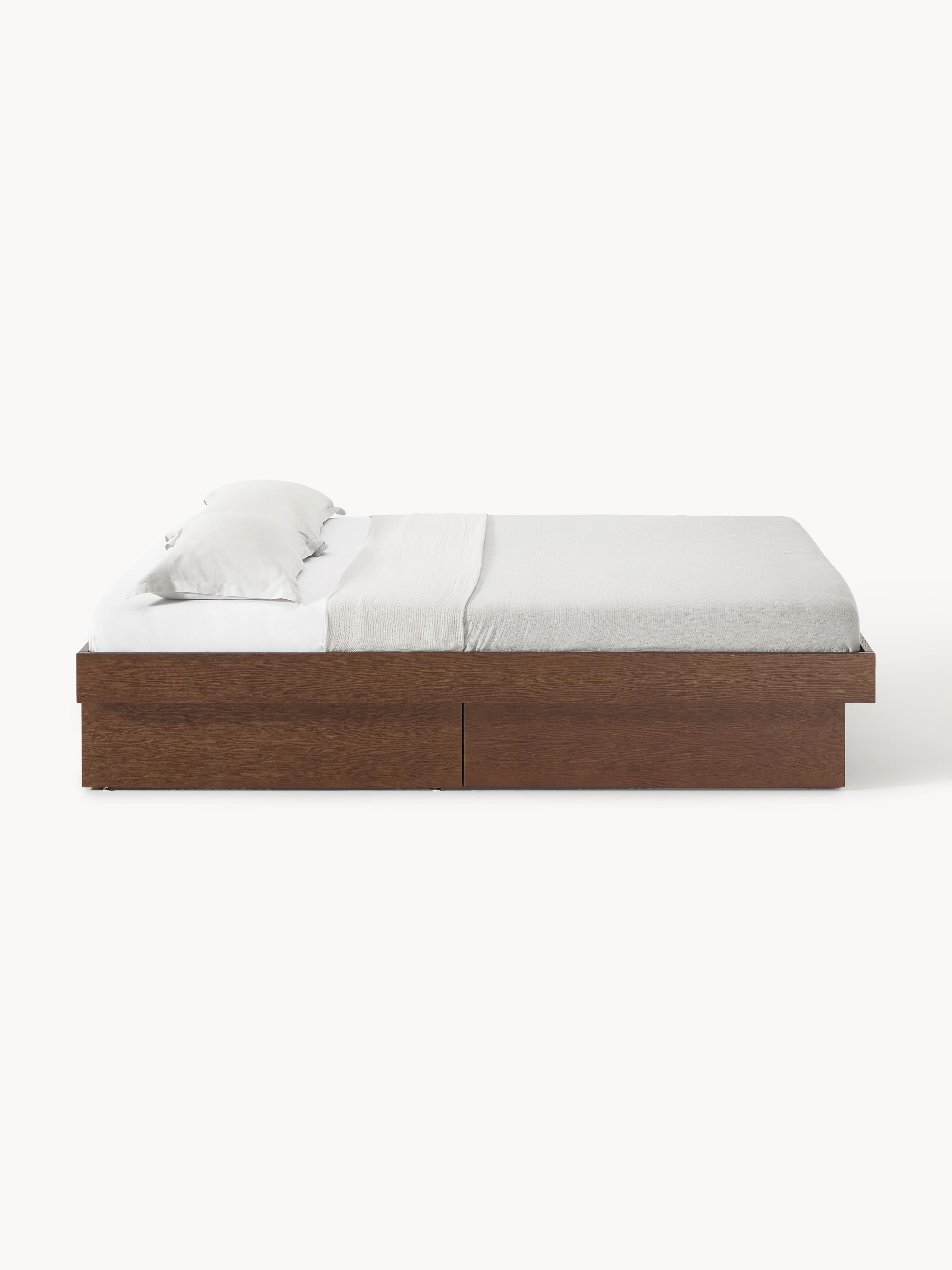 Houten bed Sato met lades