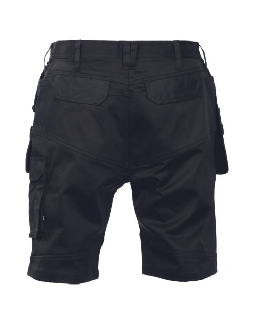 Cerva Werkshort Keilor Stretch Zwart - Werkkleding