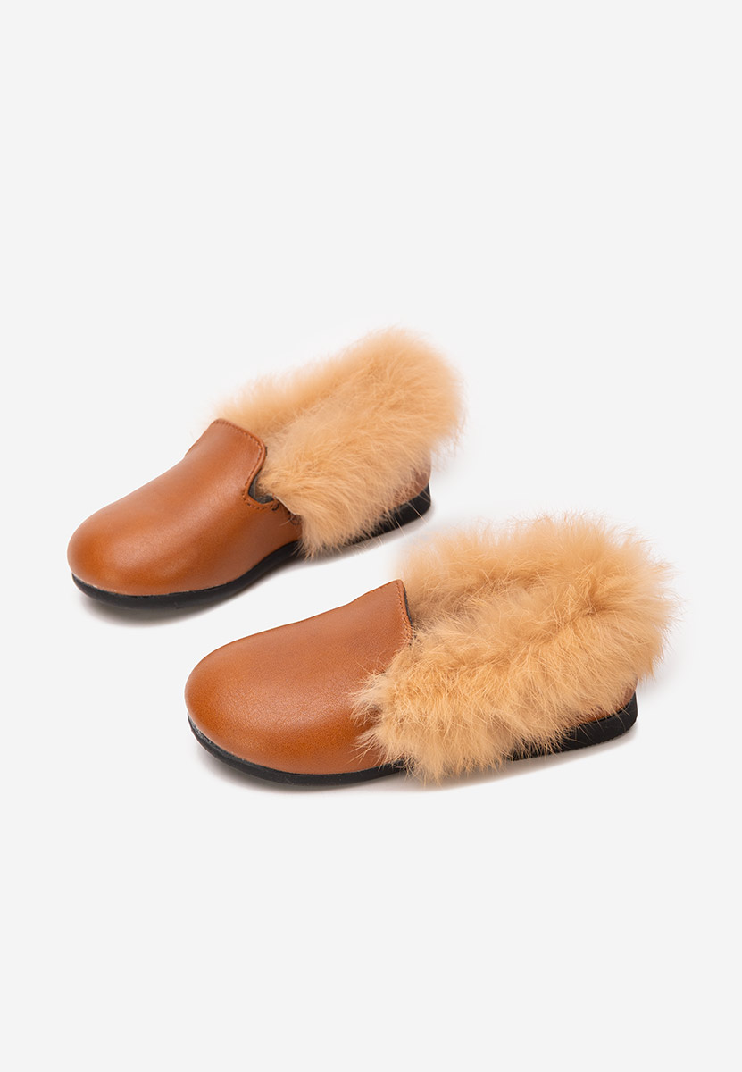 Mocassins enfants bruns Olivana