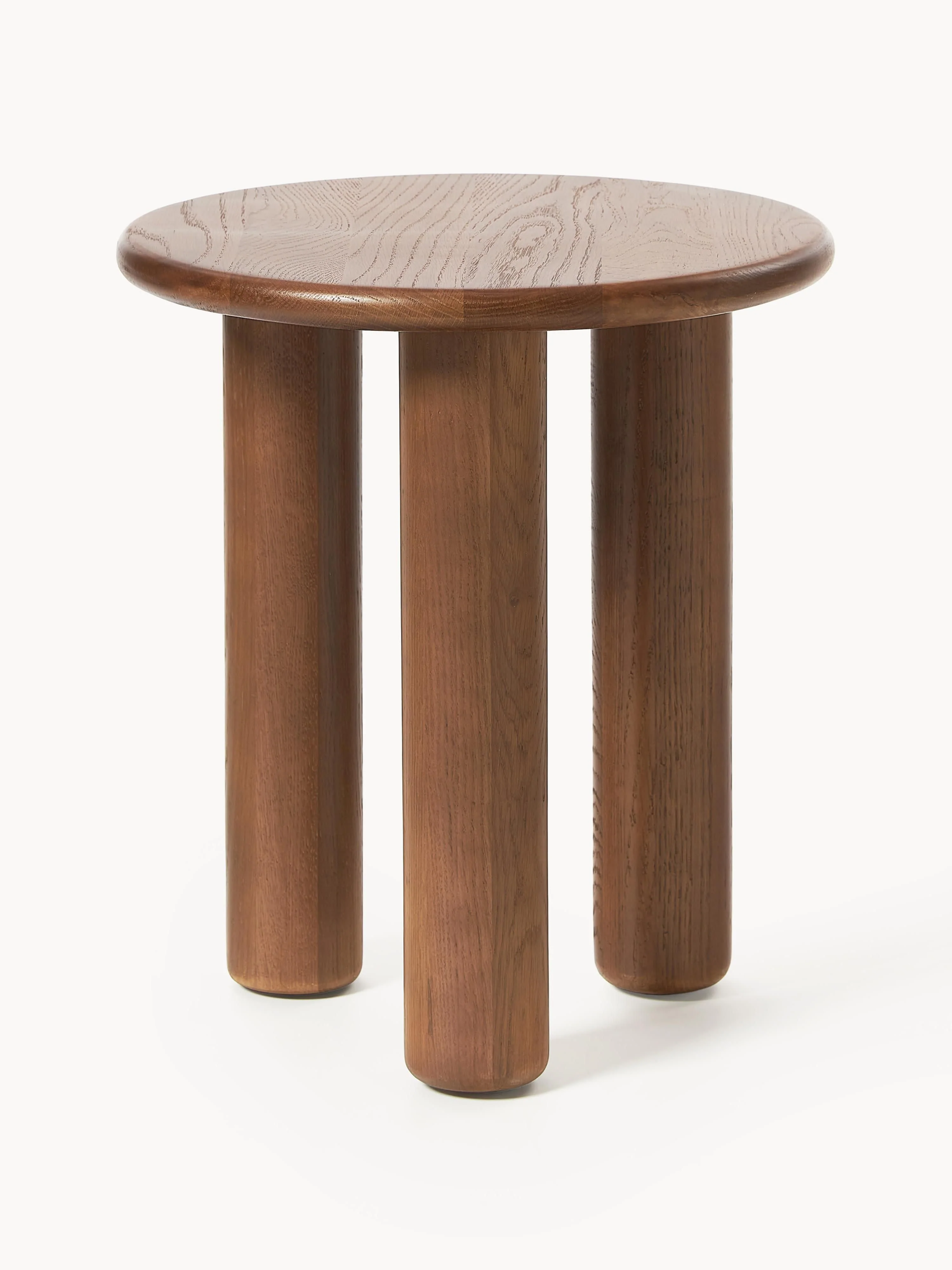 Ronde bijzettafel Didi van eikenhout
