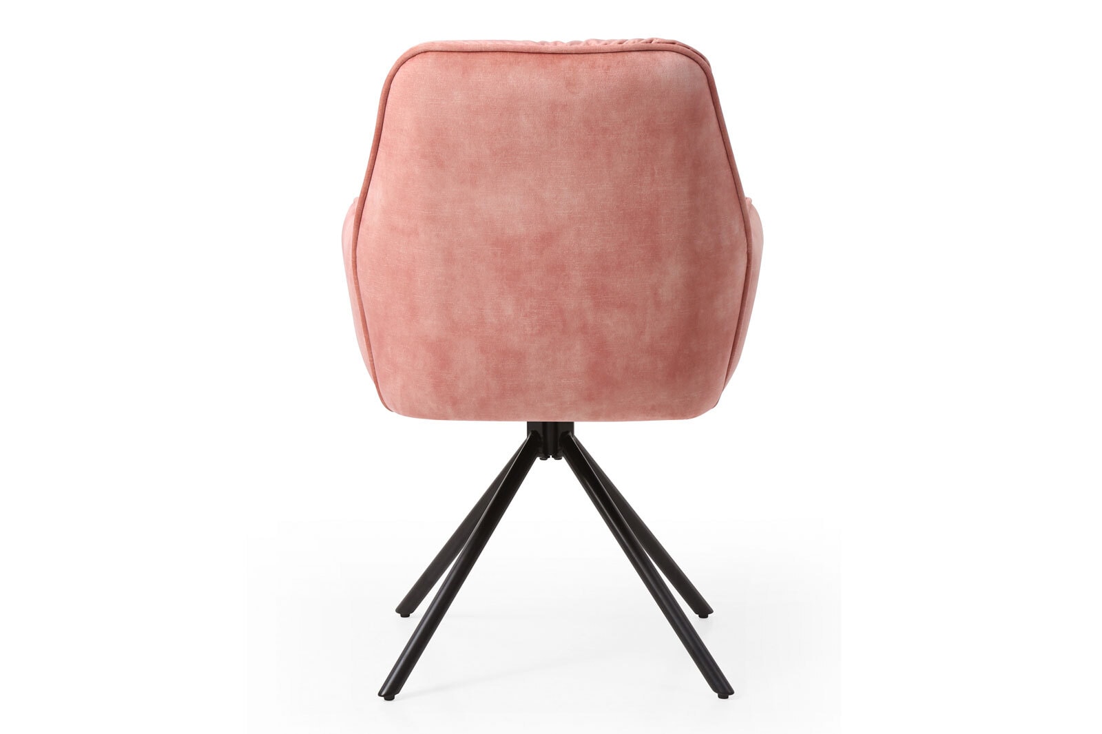 CASAVANTI Armlehndrehstuhl Samtvelours rosa