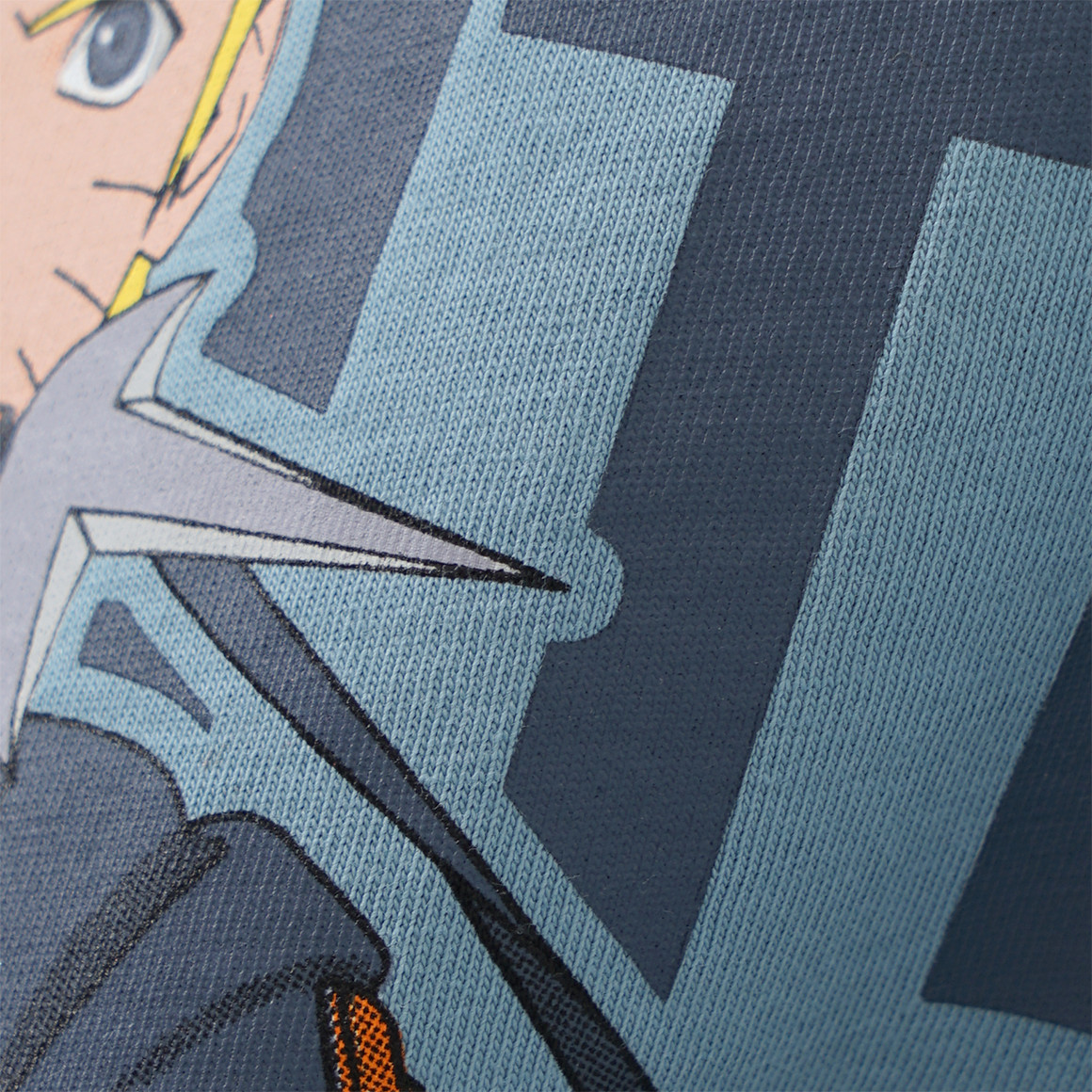 Yigga NARUTO T-Shirt mit großem Motiv blau