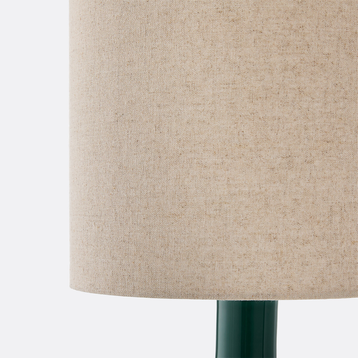 LA REDOUTE INTERIEURS<br>Candeeiro de mesa em vidro e linho, Juna