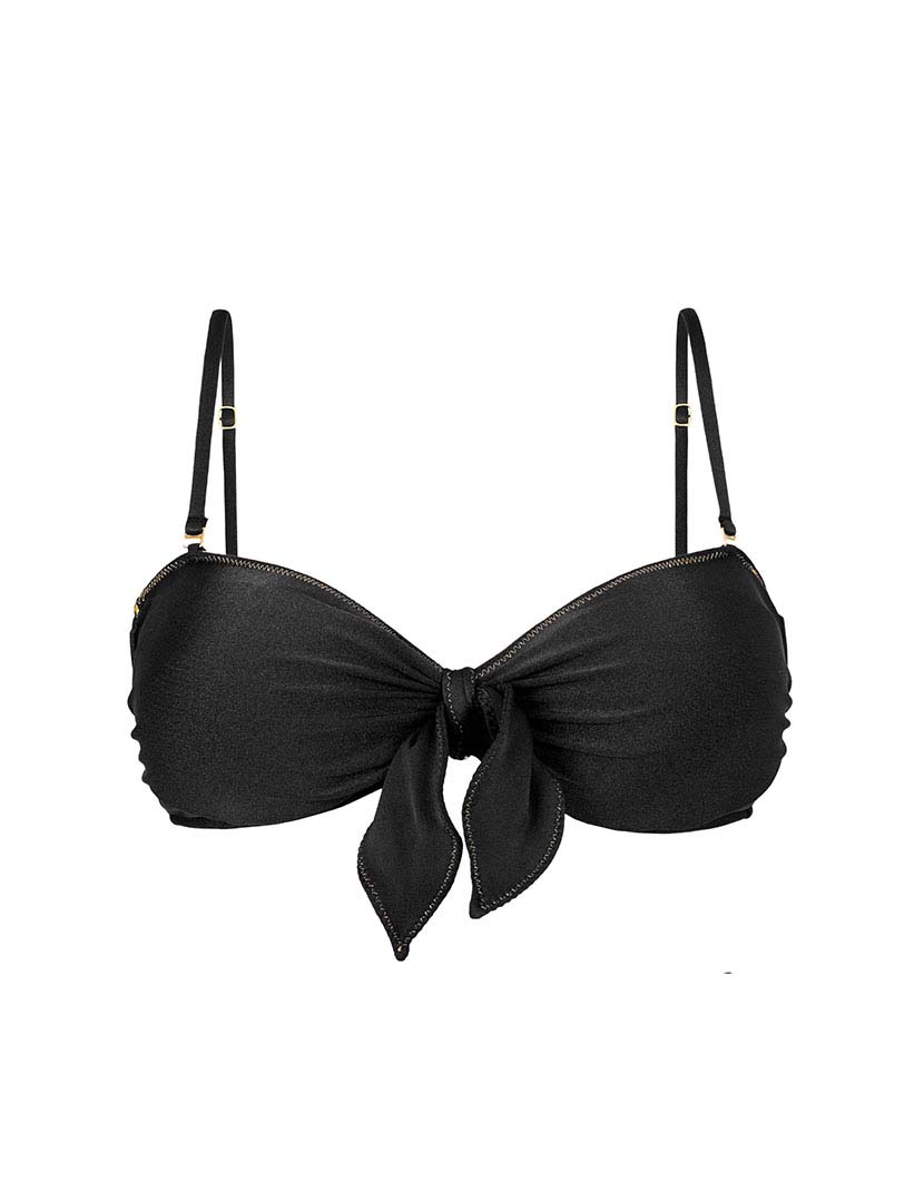 Top Bikini Shimmer Black