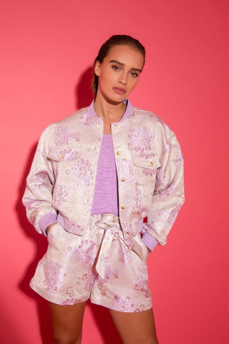 Studio Amaya roze dames jas