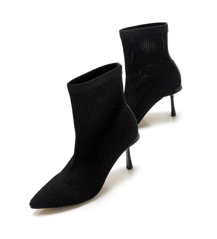 Botas pretas de cano curto Mariamare Biella - Altura do salto: 7 cm -