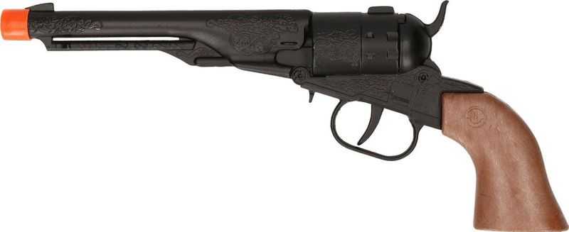 Cowboy Speelgoed Revolver/Pistool Metaal 8-schots Plaffertjes