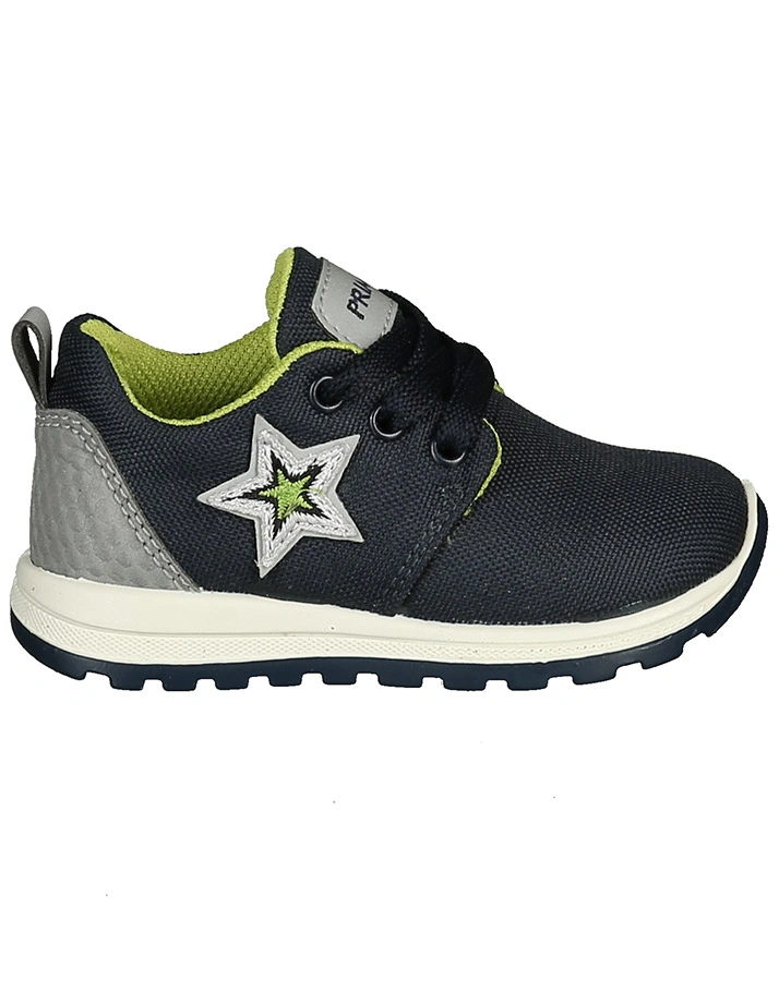 Schnür-Halbschuhe STAR HOP in dunkelblau/silber
