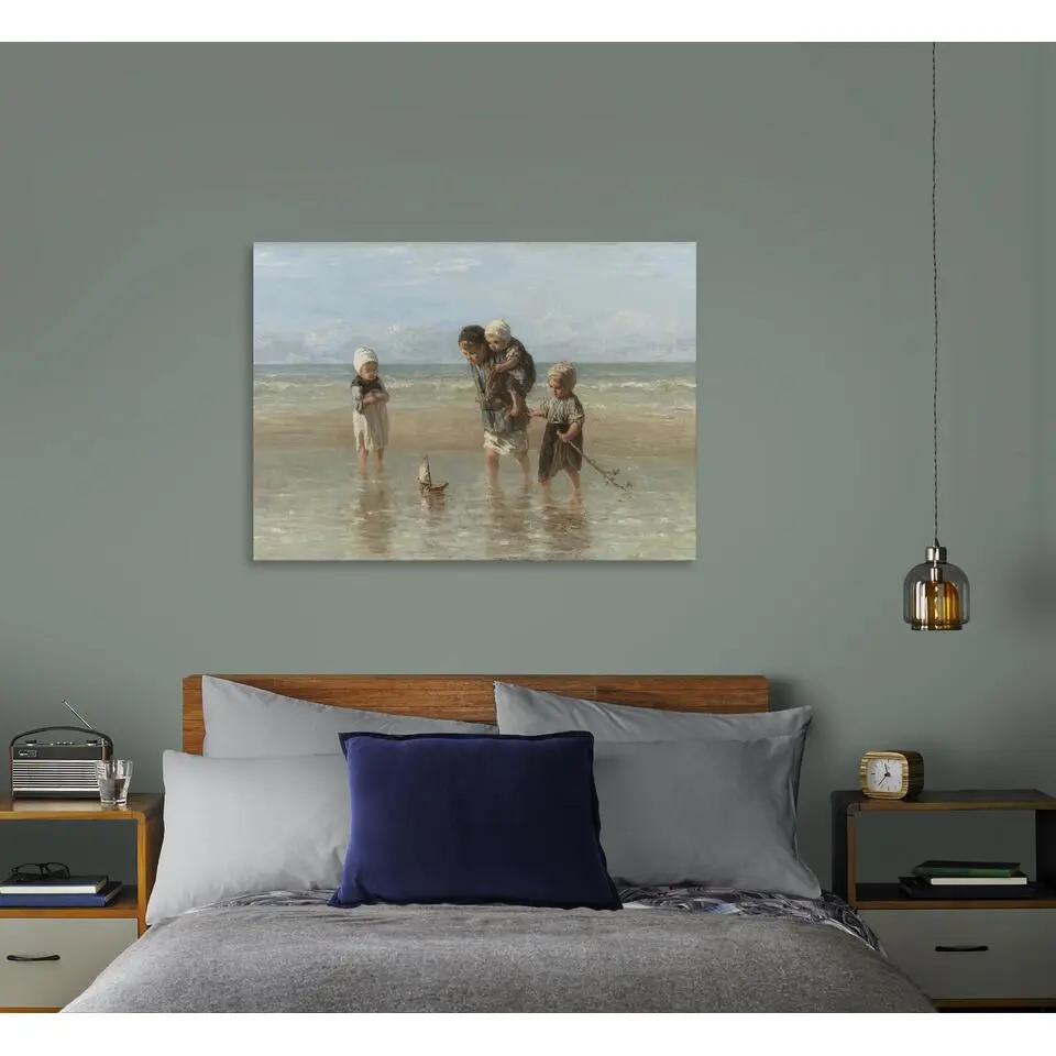 Art for the Home Kinderen der Zee Canvas 75x100cm