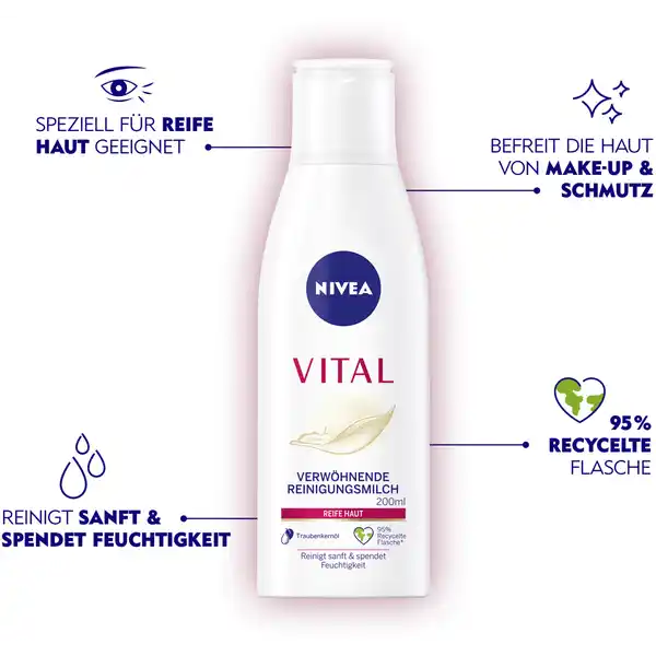 VITAL Verwöhnende Reinigungsmilch