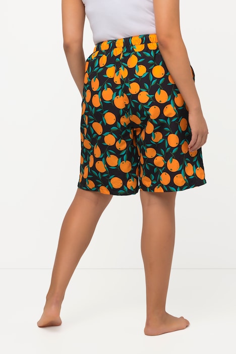 Hybrid-Shorts, Orangen, Mikrofaser