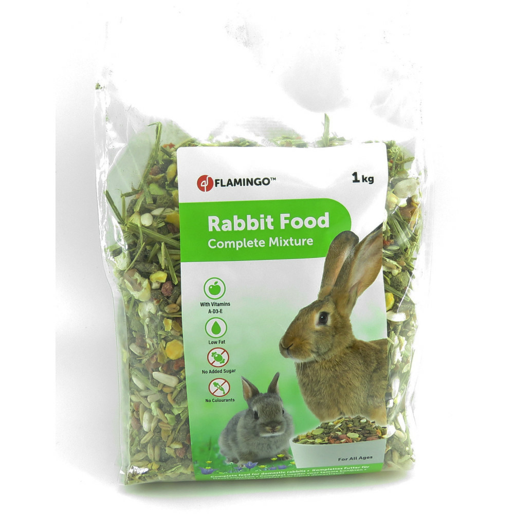 Nourriture mélange complet pour lapin sac de 1 kg