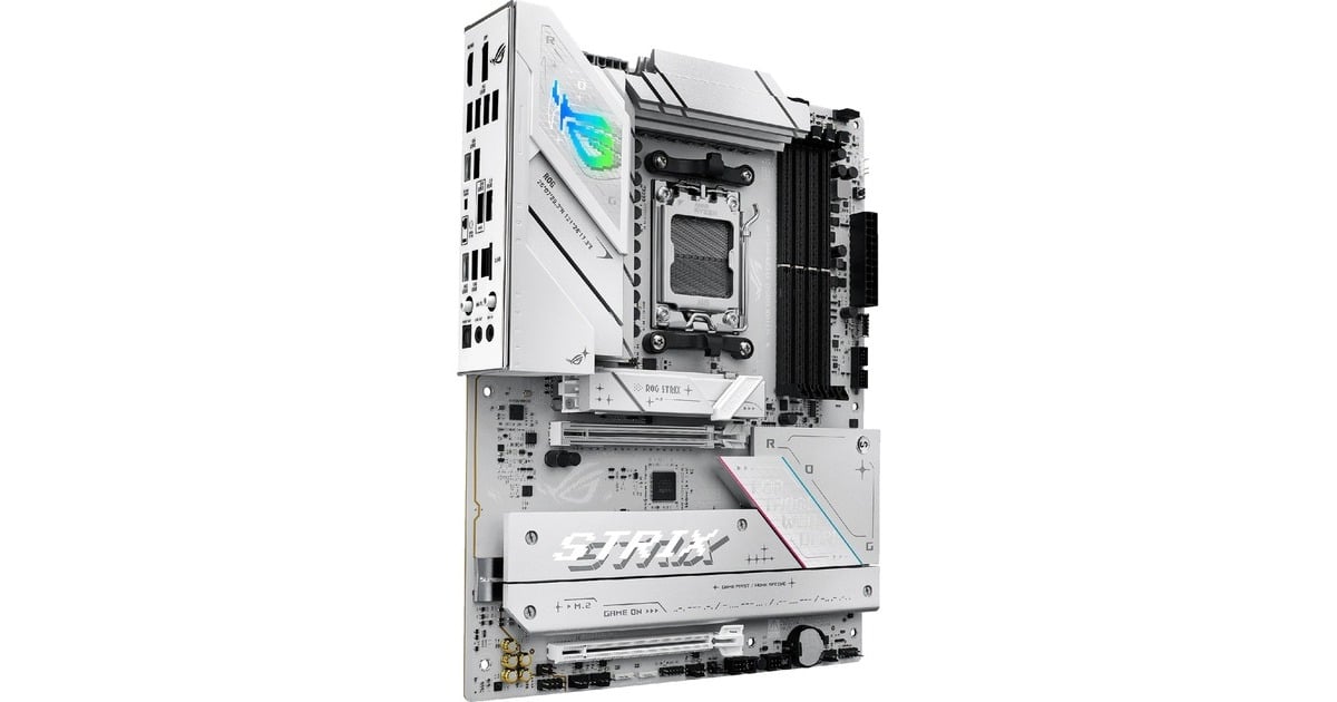 ASUSROG STRIX B850-A GAMING WIFI socket AM5 moederbord  (Wit, 2.5Gb-LAN, WLAN, BT, Sound, ATX)