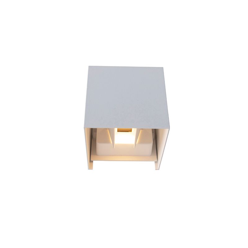 Buiten wandlamp wit incl. LED 2-lichts IP54 - Edwin